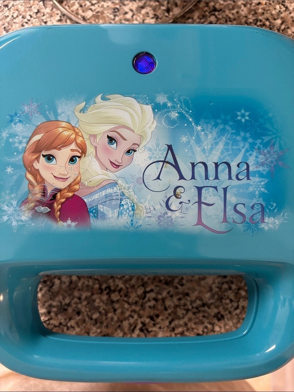 Disney Frozen Anna & Elsa Waffle Maker Blue